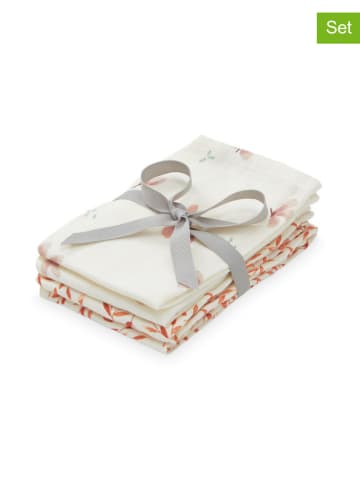 Cam Cam Copenhagen 4er-Set: Waschlappen in Creme - (L)30 x (B)30 cm