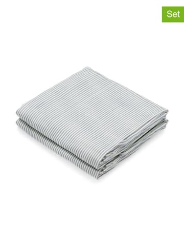 Cam Cam Copenhagen 2er-Set: Musselin-Spucktücher in Creme/ Blau