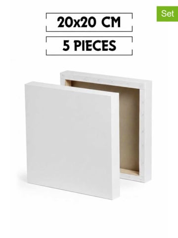 RE-FORM 5-delige set: canvassen wit