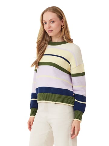 Scotch & Soda Sweter w kolorze kremowo-lawendowo-zielonym