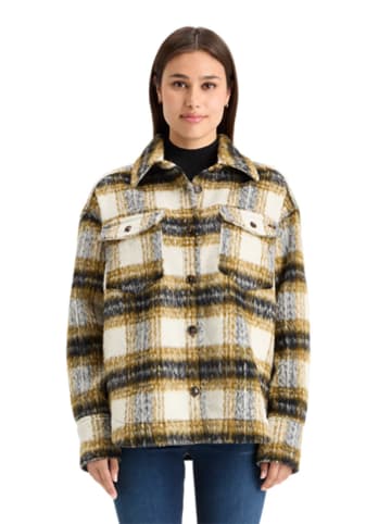 Scotch & Soda Hemdjacke in in Beige/ Schwarz