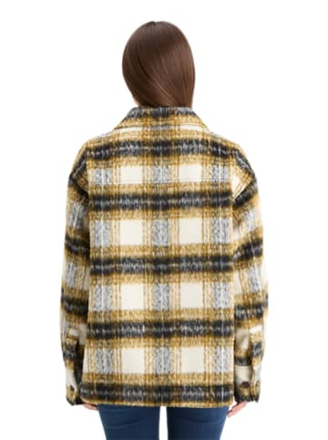 Scotch & Soda Hemdjacke in in Beige/ Schwarz