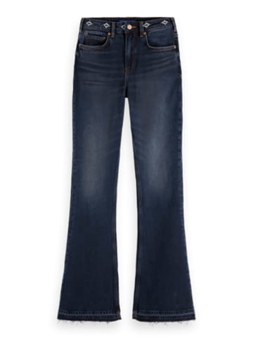 Scotch & Soda Spijkerbroek - flared fit - donkerblauw