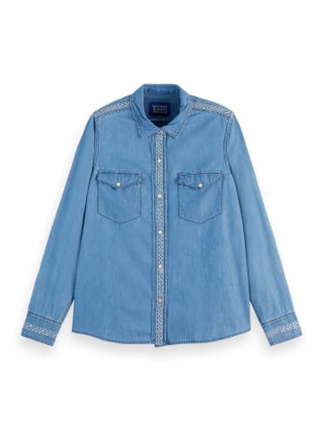 Scotch & Soda Jeansbluse in Hellblau