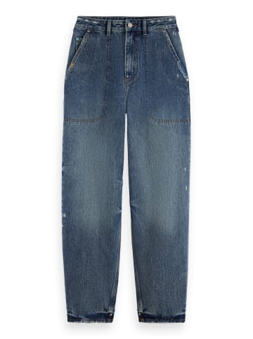 Scotch & Soda Spijkerbroek - tapered fit - blauw