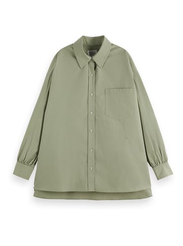 Scotch & Soda Koszula w kolorze oliwkowym