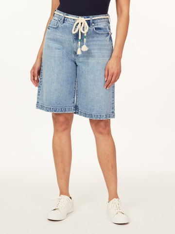 Scotch & Soda Bermudy dżinsowe w kolorze niebieskim