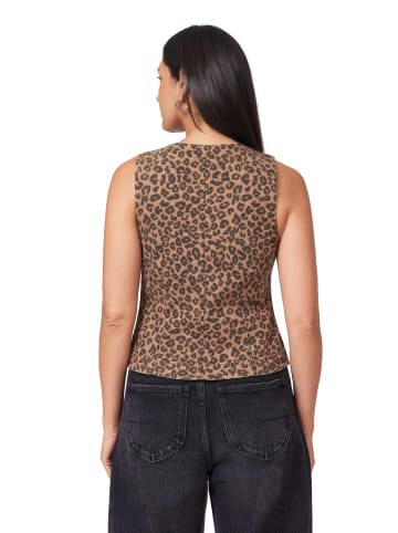 Scotch & Soda Weste in Camel/ Schwarz