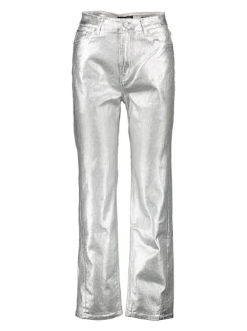 Scotch & Soda Spodnie w kolorze srebrnym