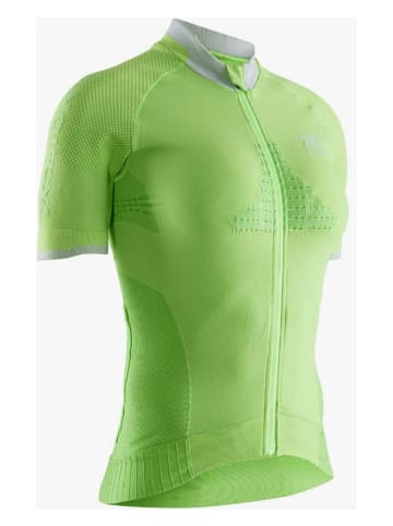X-Bionic Koszulka kolarska w kolorze zielonym