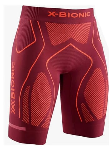 X-Bionic Szorty w kolorze czerwonym do biegania