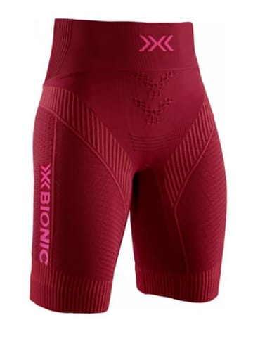 X-Bionic Szorty w kolorze czerwonym do biegania