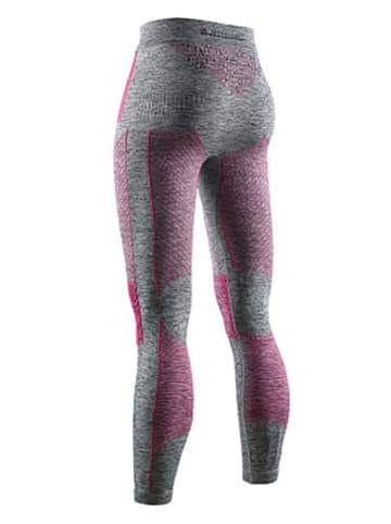 X-Bionic Zimowe legginsy sportowe w kolorze szarym