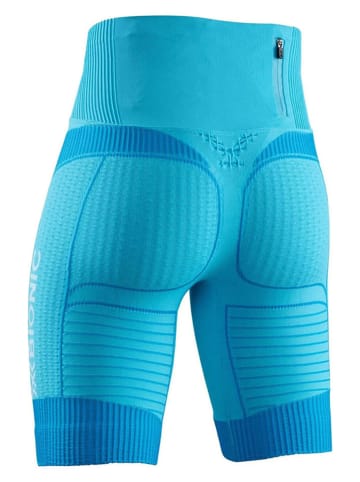 X-Bionic Szorty w kolorze turkusowym do biegania