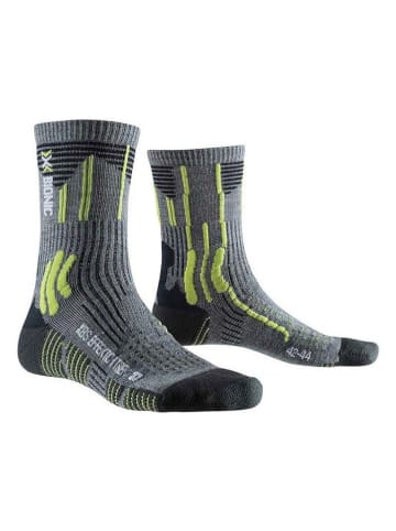 X-Bionic Laufsocken "Effektor Trek 4.0" in Grau/ Grün