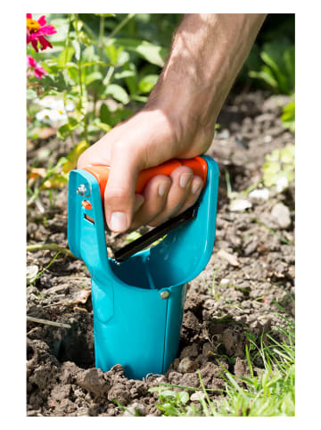 Gardena Sadzarka w kolorze turkusowym na cebulki kwiatowe - dł. 25 cm