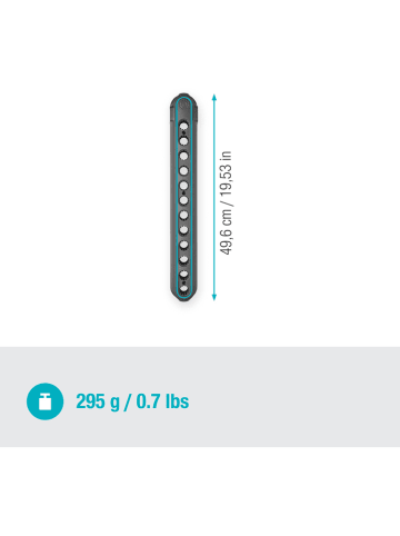 Gardena Geräteleiste "Flex" in Grau - (B)49,6 cm