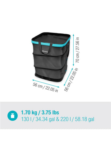 Gardena Pop-up tuinafvalzak zwart - 220 l