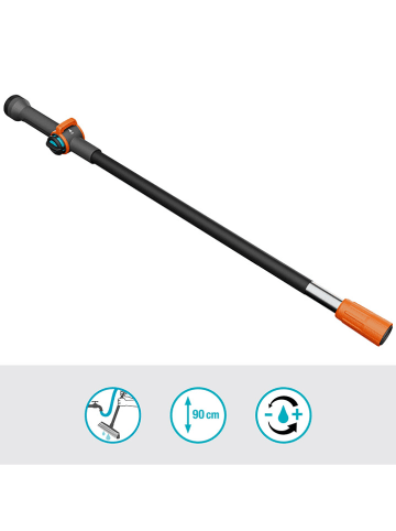Gardena Steel "Cleansystem S" zwart - 90 cm