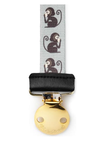 Elodie Details Łańcuszek "Pepe Mini" w kolorze szarym do smoczka - 0+