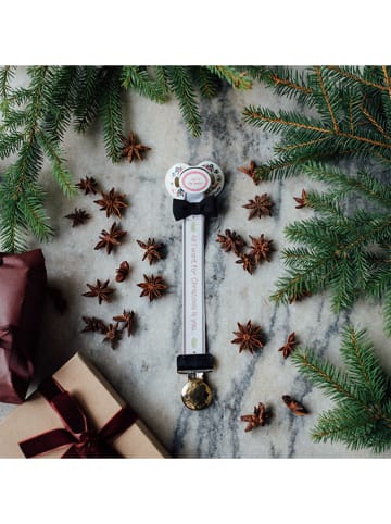 Elodie Details Łańcuszek "Joy to the world" w kolorze czarno-białym do smoczka - 0+