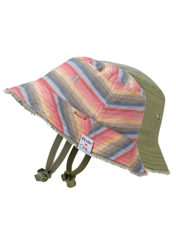 Elodie Details Kapelusz dwustronny "Rainbow Trails" w kolorze khaki
