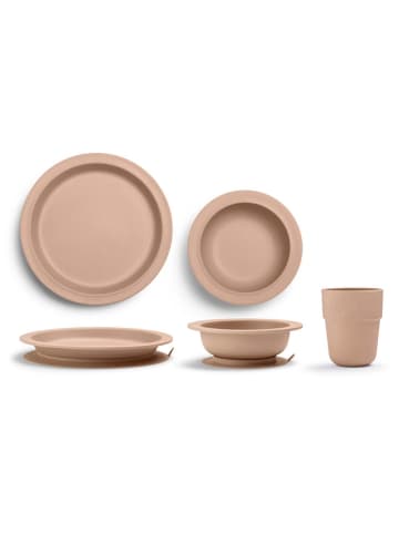 Elodie Details 3-częściowy zestaw naczyń w kolorze jasnoróżowym