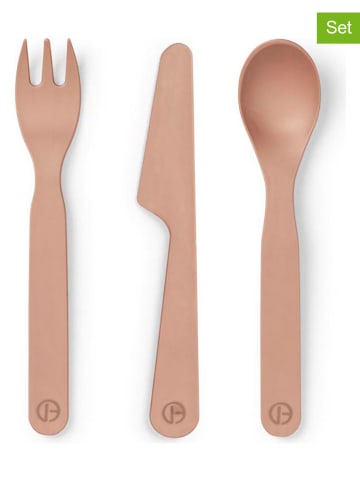 Elodie Details 3tlg. Geschirrset in Dunkelrosa