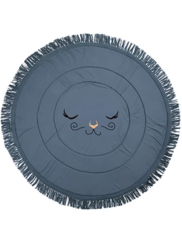 Elodie Details Koc "Tender Blue" w kolorze niebieskim ze wzorem do zabawy - Ø 120 cm