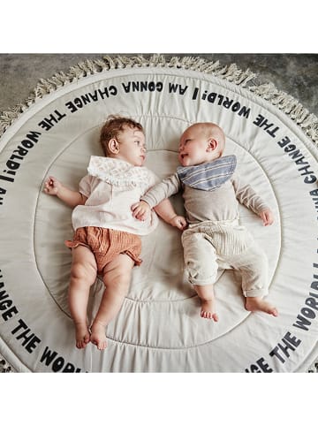 Elodie Details Koc "Wild Paris" w kolorze biało-antracytowym do zabawy