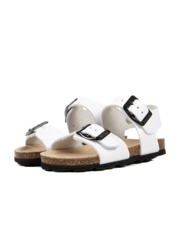 BABUNKERS Family Leren sandalen wit