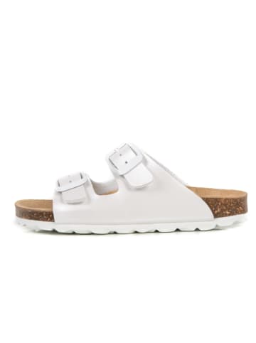 BABUNKERS Family Pantoletten in Weiß