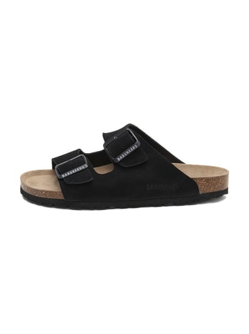 BABUNKERS Family Leren slippers zwart