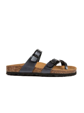 BABUNKERS Family Teenslippers zwart