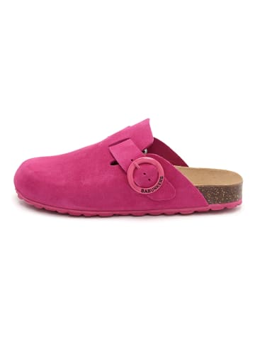 BABUNKERS Family Leren clogs roze