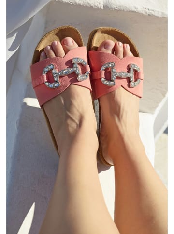 BABUNKERS Family Leren slippers lichtroze