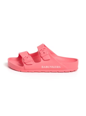 BABUNKERS Family Pantoletten in Lachs