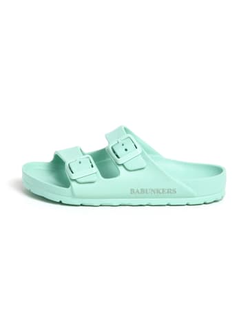 BABUNKERS Family Slippers mintgroen