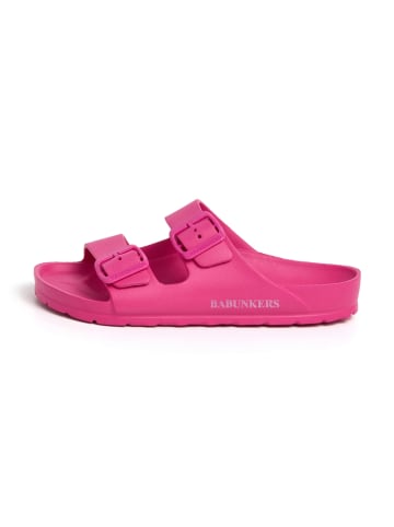BABUNKERS Family Pantoletten in Pink