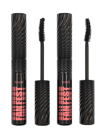 Benefit 2-delige set: mascara "Fan Fest 2 Go", 2x 8,5 g
