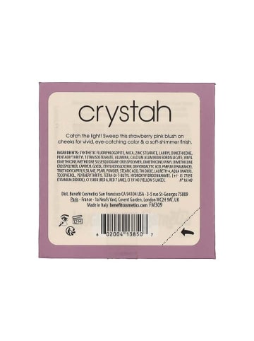 Benefit Róż "Wanderful World Blushes - Crystah Strawberry Pink" - 6 g