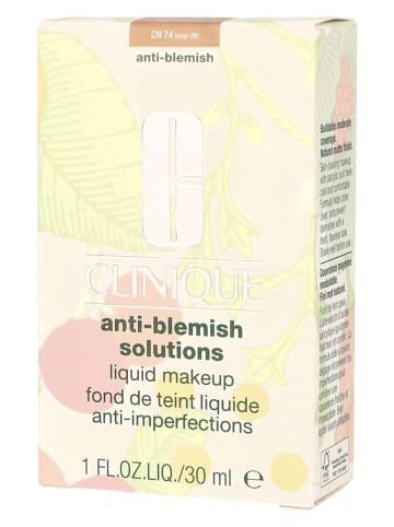 Clinique Podkład "Anti-Blemish Solutions - CN74 Fresh Beige" - 30 ml