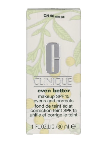 Clinique Foundation "Even Better - 90 sand" - SPF 15, 30 ml