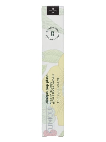 Clinique Błyszczyk "Pop Plush - 01 Black Honey Pop" - 3,4 ml