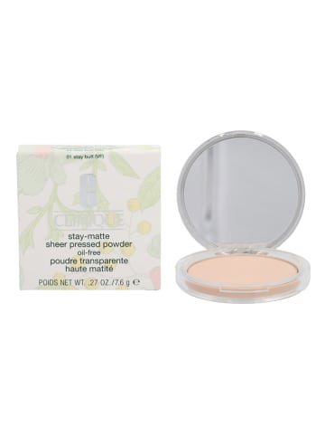 Clinique Puder "Stay-Matte Sheer - 01 Stay Buff", 7,6 g