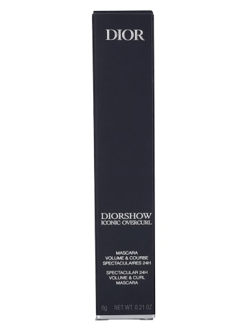 Christian Dior Mascara "Diorshow Iconic Overcurl Volume - #090 Black", 6 g