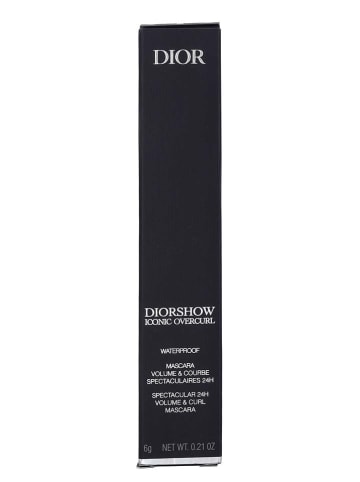 Christian Dior Tusz do rzęs "Diorshow Iconic Overcurl - #091 Black" - 6 g