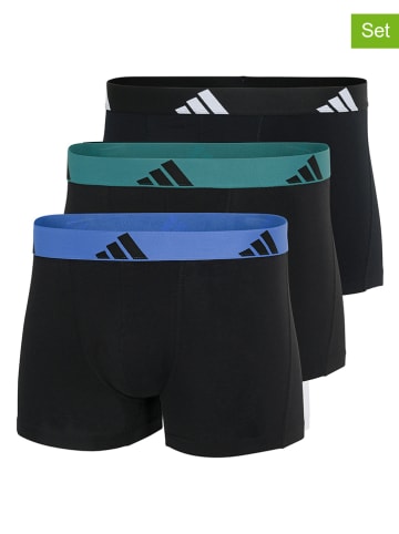 adidas 3er-Set: Boxershorts in Schwarz