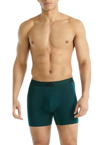 adidas 2er-Set: Boxershorts in Schwarz/ Grün