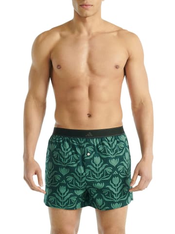 adidas 2-delige set: boxershorts groen